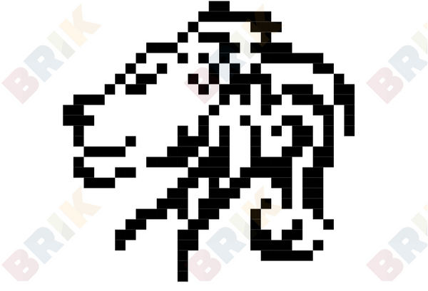Leo Pixel Art