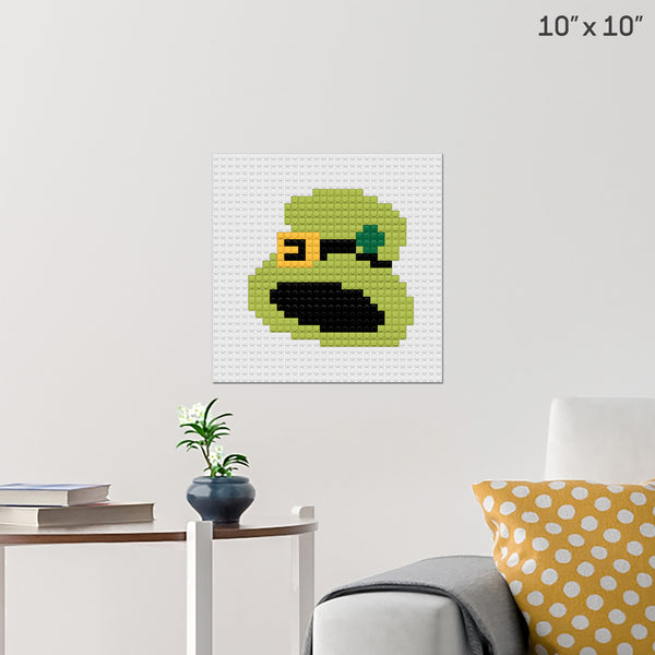 Leprechaun Hat Brick Poster