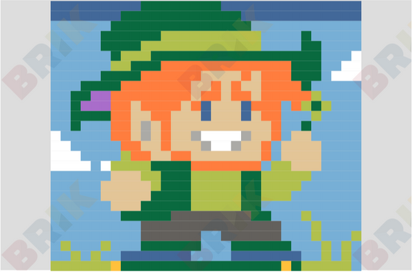 Leprechaun Pixel Art