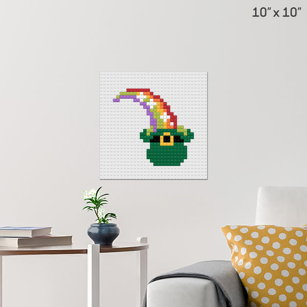 Leprechaun Brick Poster