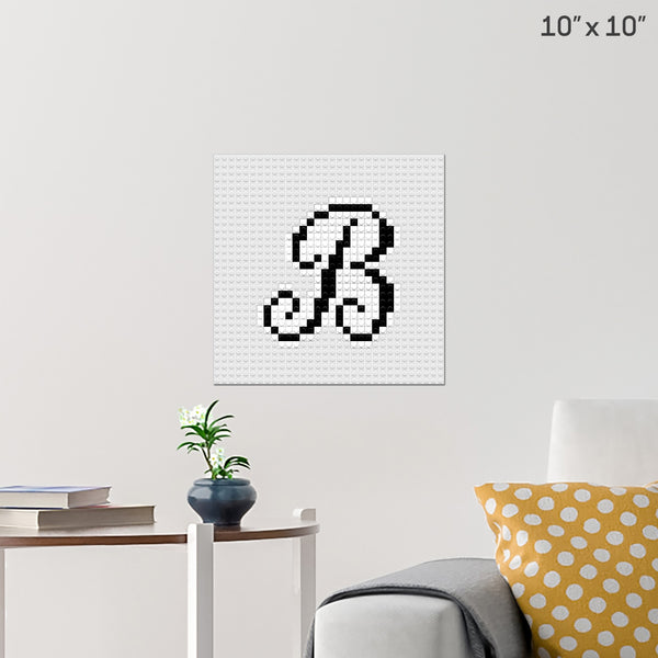 Letter Brick Poster