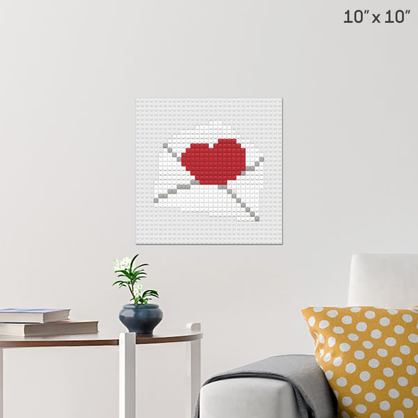 Letter Writing Day Brick Poster