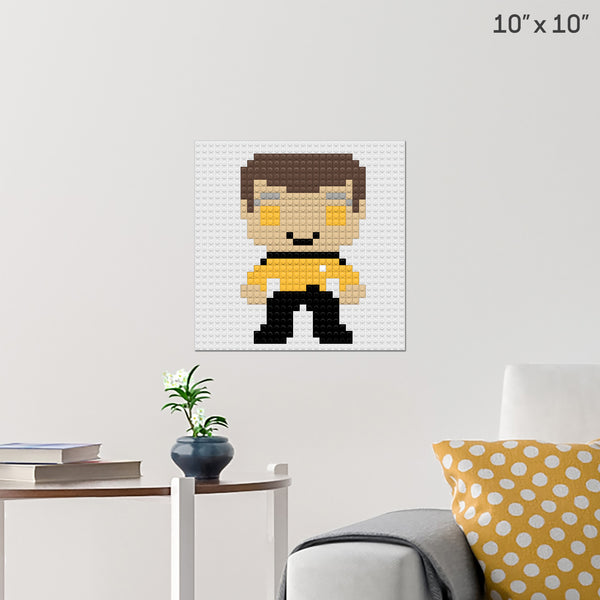 Lieutenant Commander Data Brick Poster