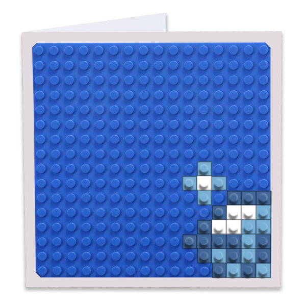 Light Blue Chaos Emerald Greeting Card
