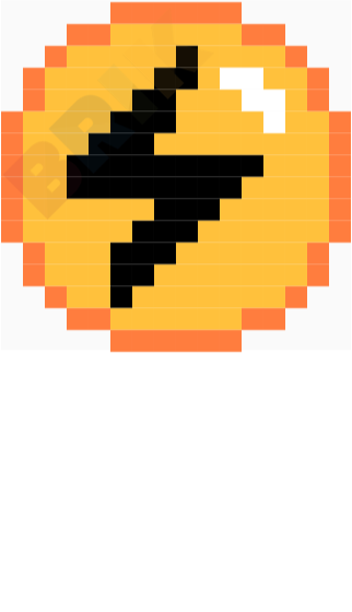 Lightning Energy Pixel Art