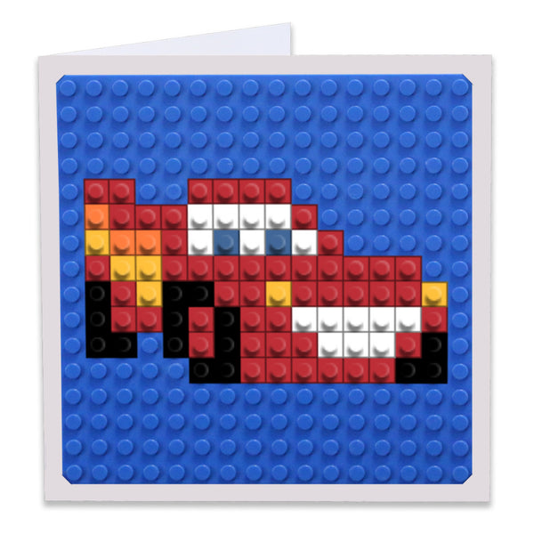 Lightning Mcqueen Greeting Card