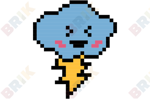 Lightning Pixel Art