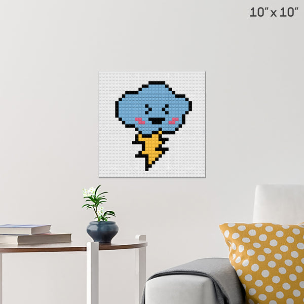 Lightning Brick Poster