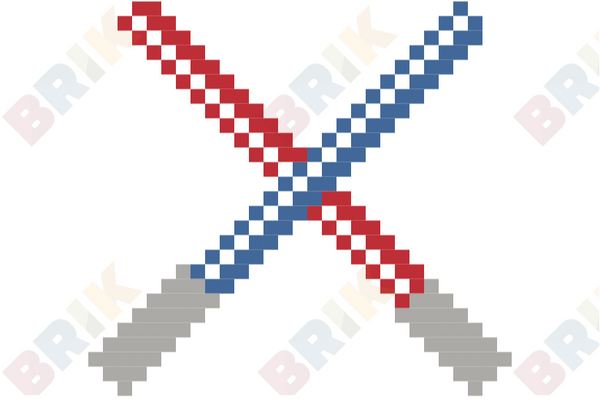 Lightsaber Pixel Art