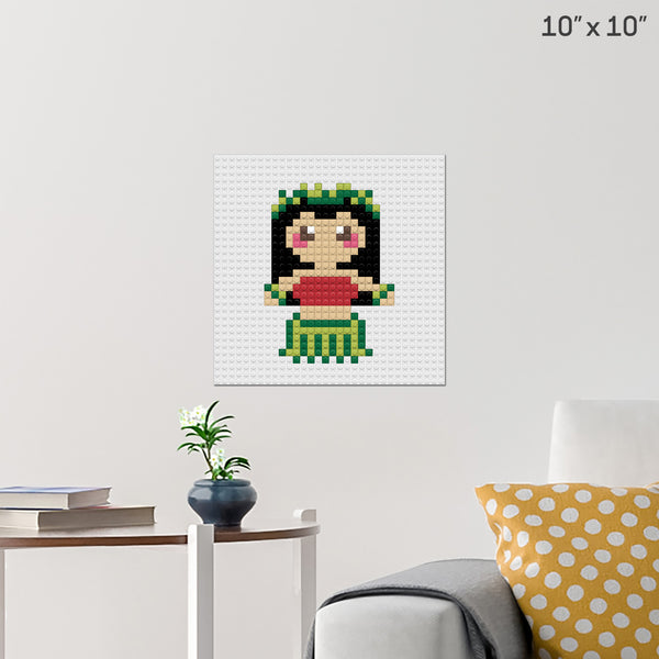 Lilo and Stitch Brick Poster