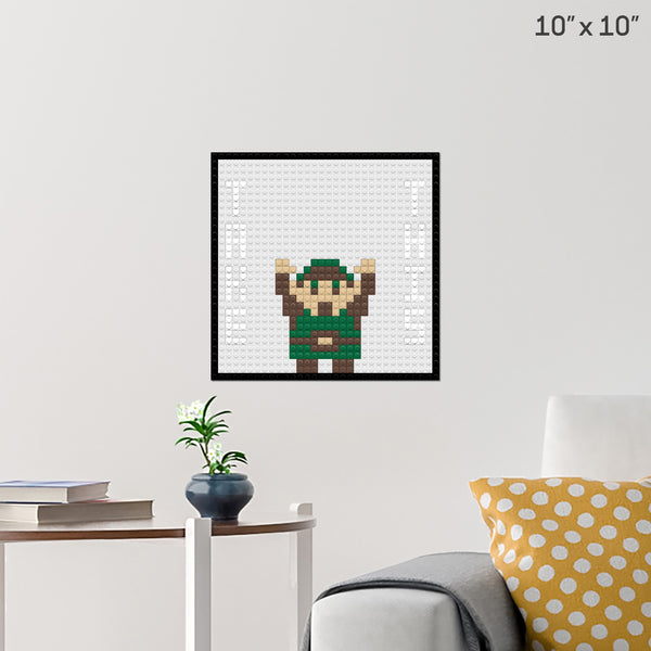 Link Take This Brick Poster