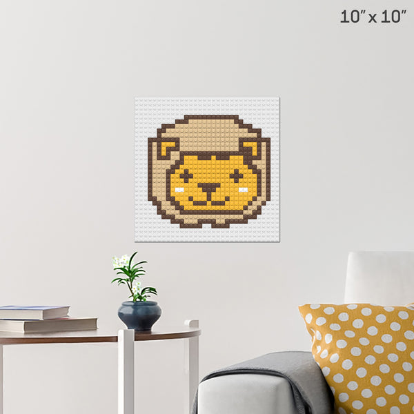 Lion Brick Poster