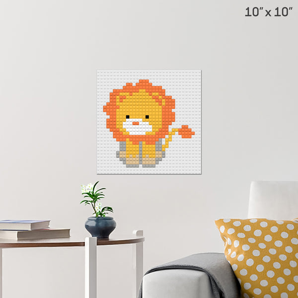 Lion Brick Poster