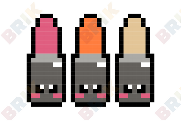 Lipstick Pixel Art