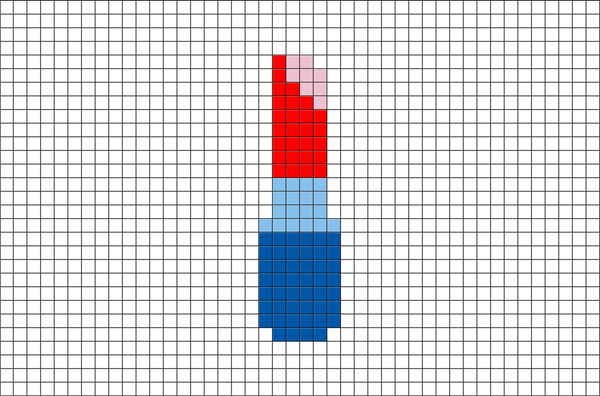 Lipstick Pixel Art