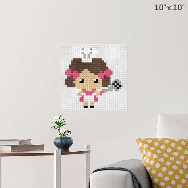 Little Chef Brick Poster