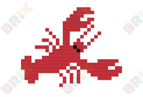 Lobster Pixel Art