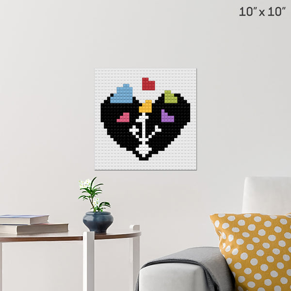 RosaDigitale Brick Poster