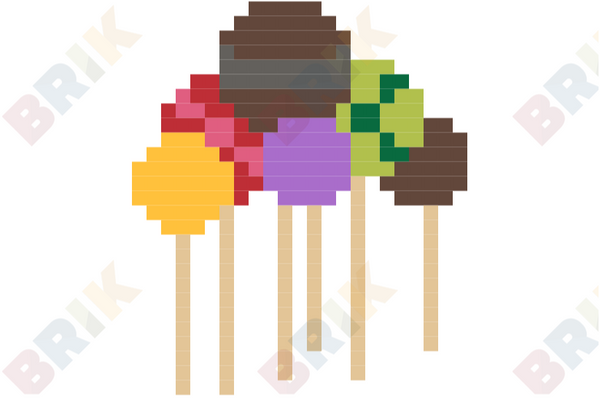 Lollipop Pixel Art