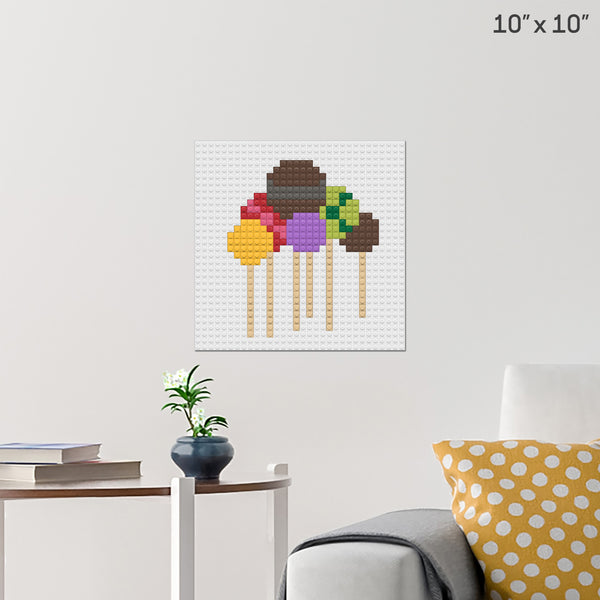 Lollipop Brick Poster