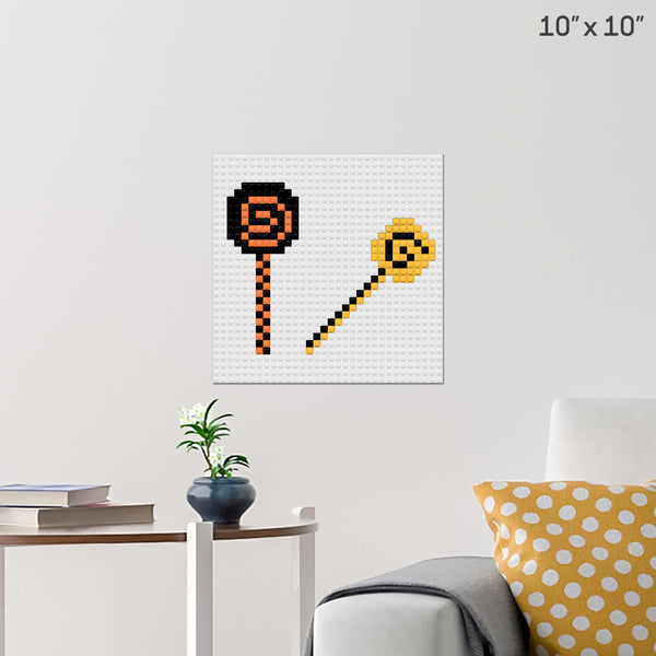 Lollipop Brick Poster