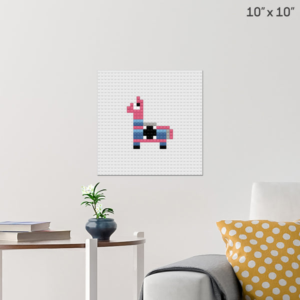 Loot Llama Brick Poster