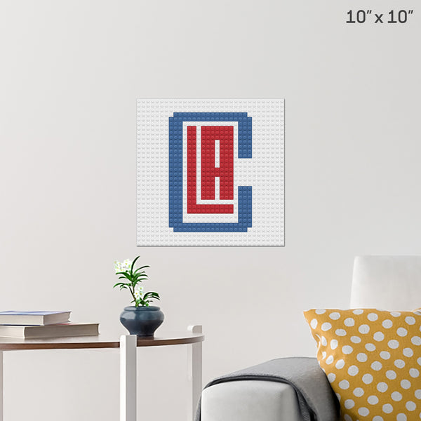 Los Angeles Clippers Brick Poster