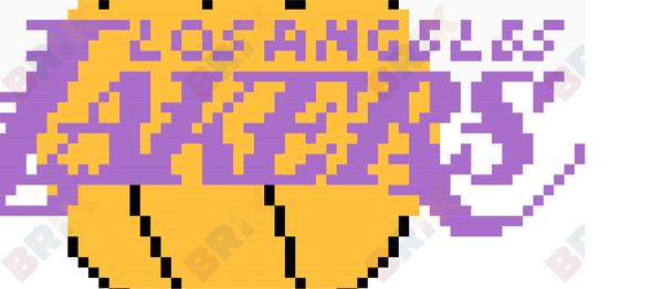 Los Angeles Lakers Pixel Art