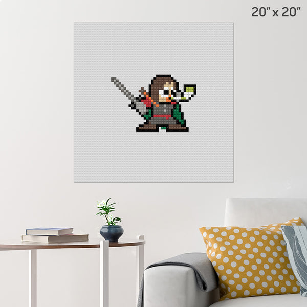 LOTR Boromir Brick Poster