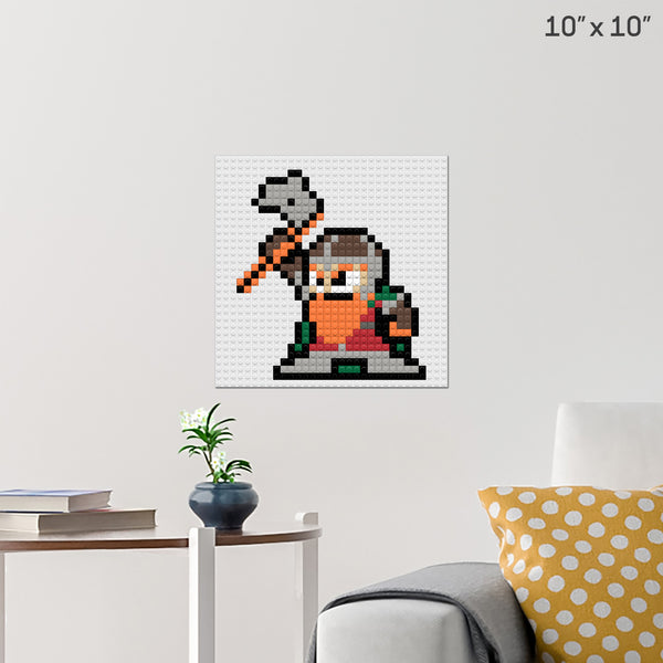 LOTR Gimli Brick Poster
