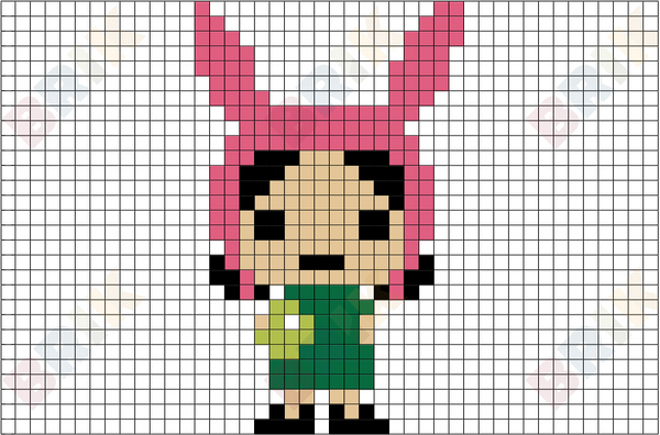 Louise Belcher Pixel Art