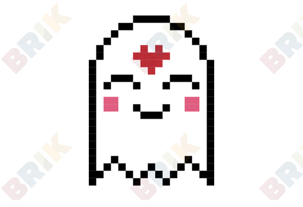 Love Ghost Pixel Art