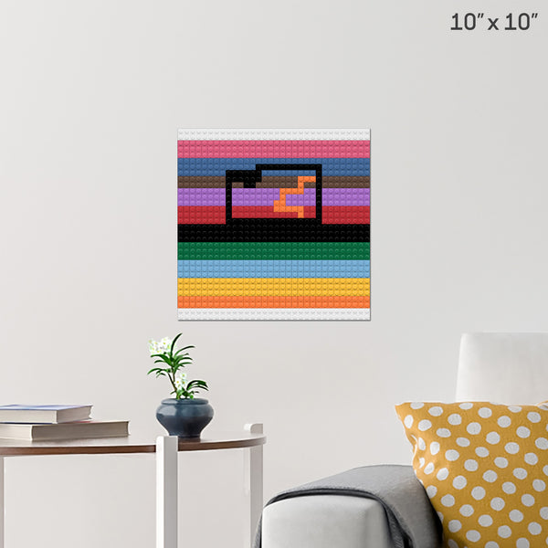 love is in the air Brick Poster