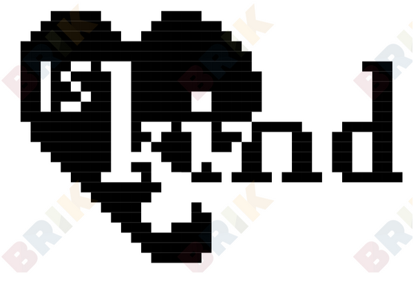 Love is Kind Pixel Art