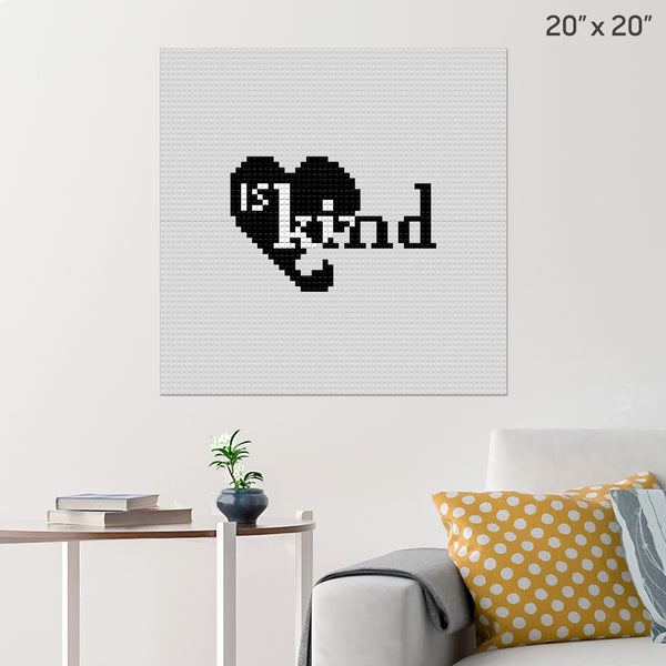 Love is Kind Brick Poster