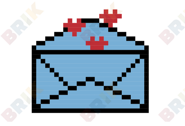 Love Letter Pixel Art