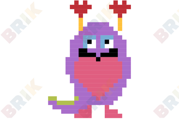 Love Monster Pixel Art