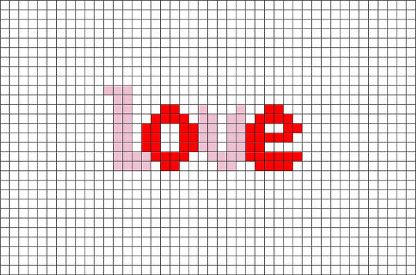 Love Pixel Art