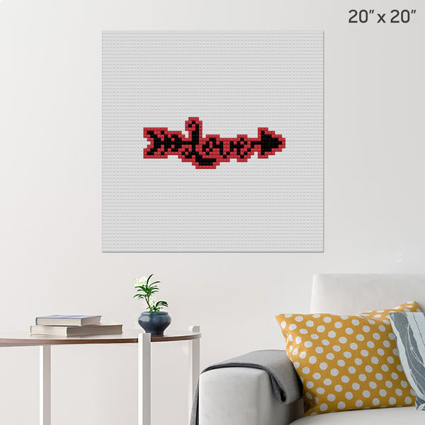 Love Brick Poster
