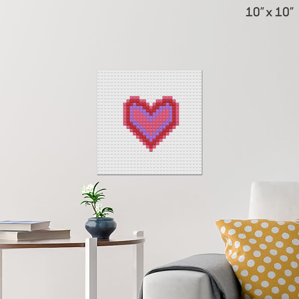 love Brick Poster