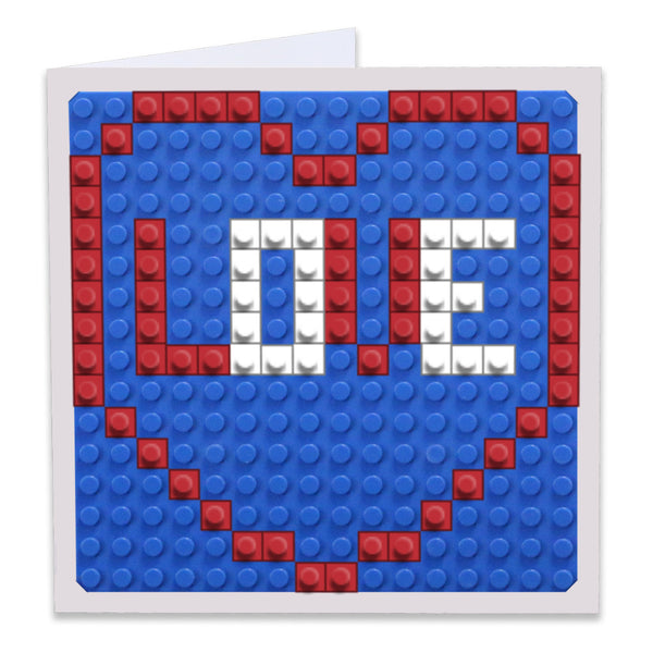 Love with Heart Greeting Card