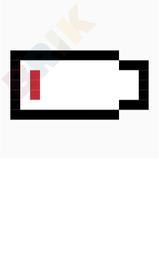 Low Battery Pixel Art