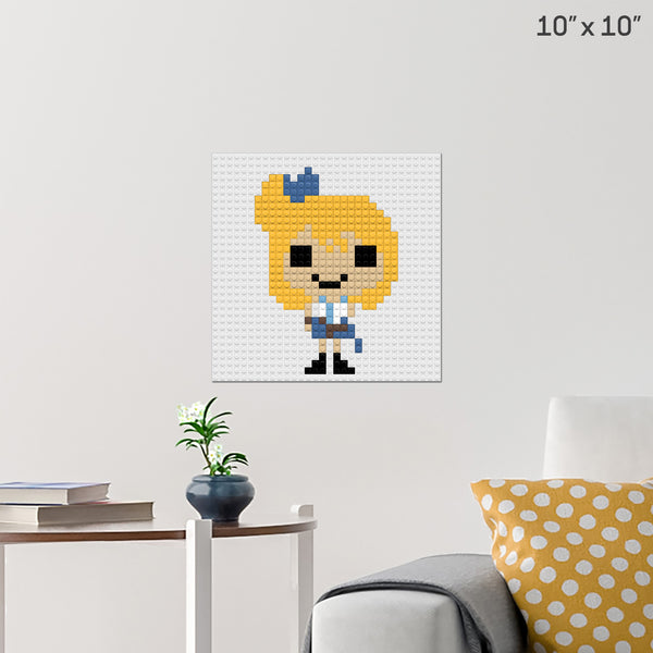 Lucy Heartfilia Brick Poster