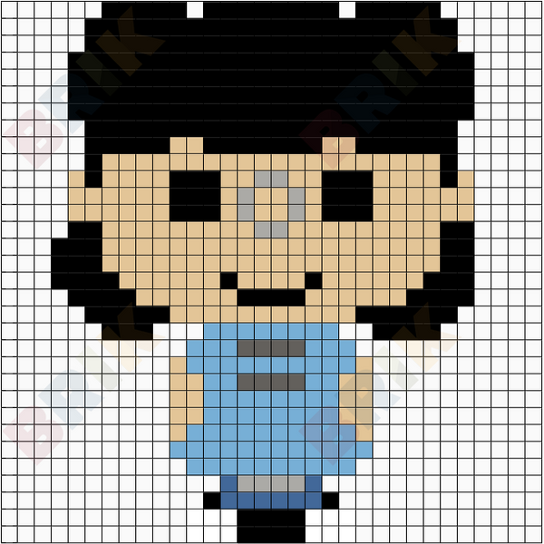 Lucy van Pelt Pixel Art