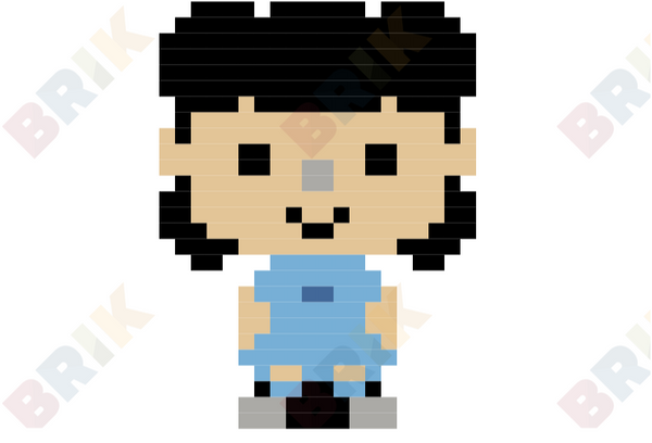Lucy van Pelt Pixel Art