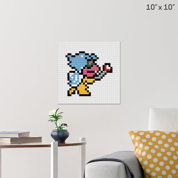 Ludwig von Koopa Brick Poster