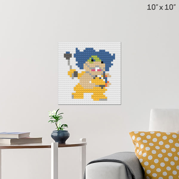 Ludwig von Koopa Brick Poster