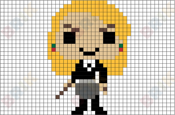 Luna Lovegood Pixel Art