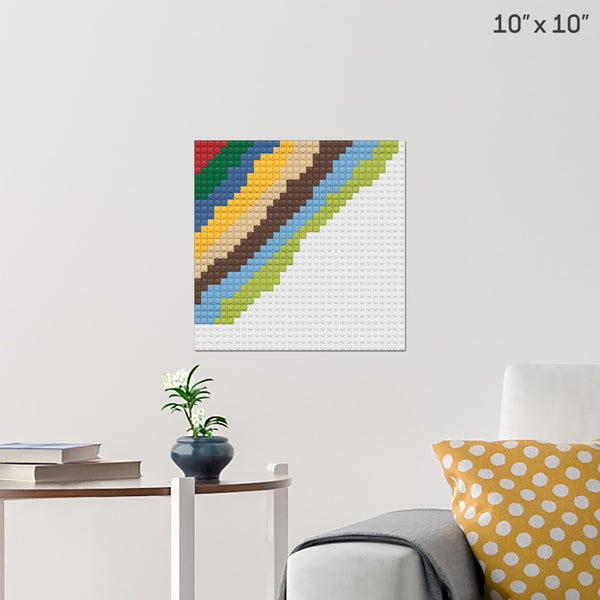 m, .m m. Brick Poster