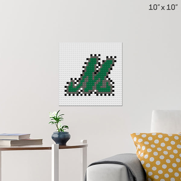 "M" Brick Poster